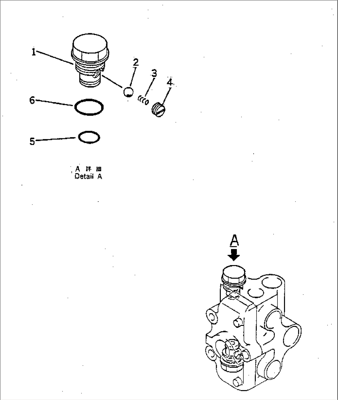 HYDRAULIC CONTROL VALVE (SWING) (2/2)