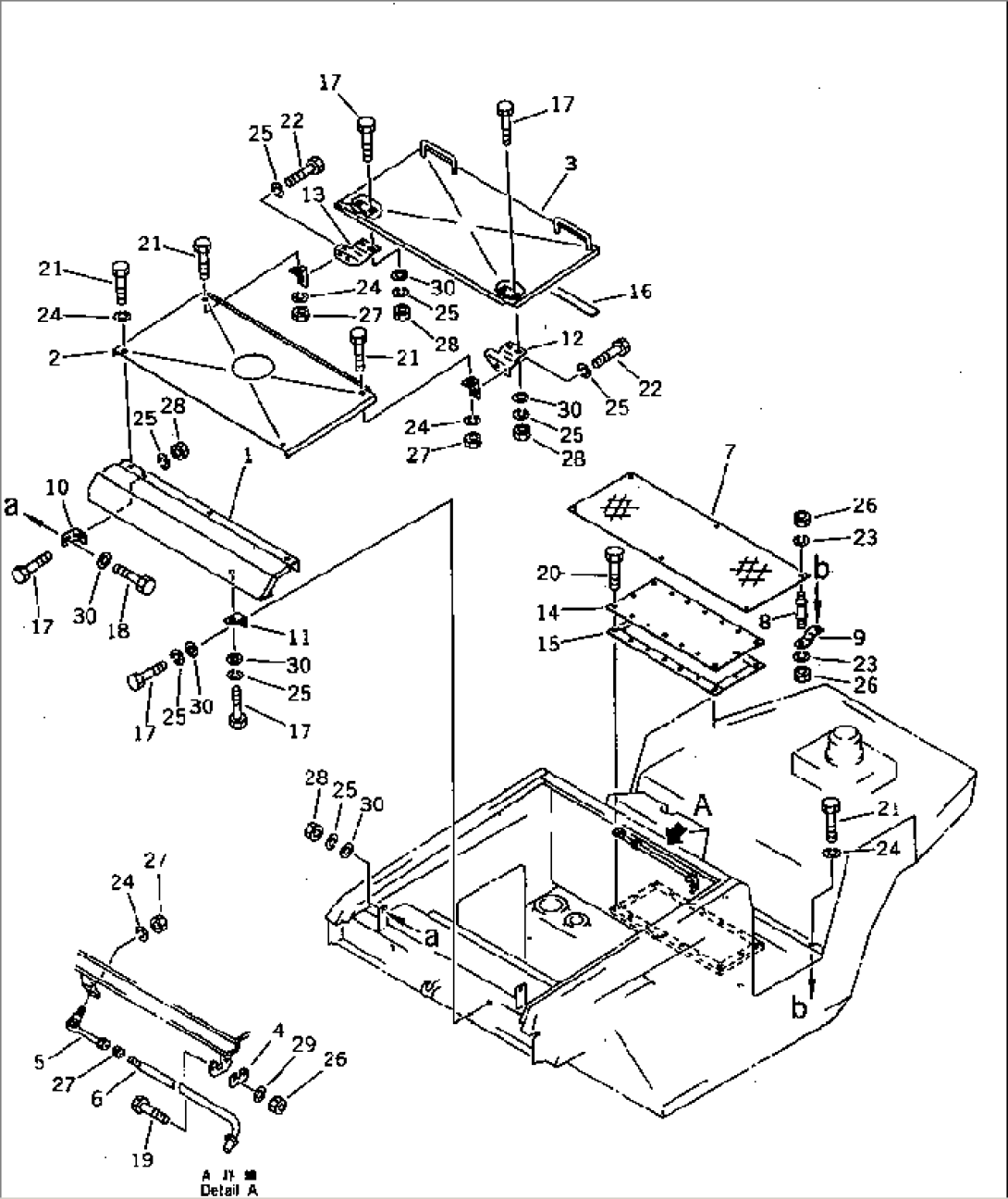 BONNET AND FLOOR PLATE