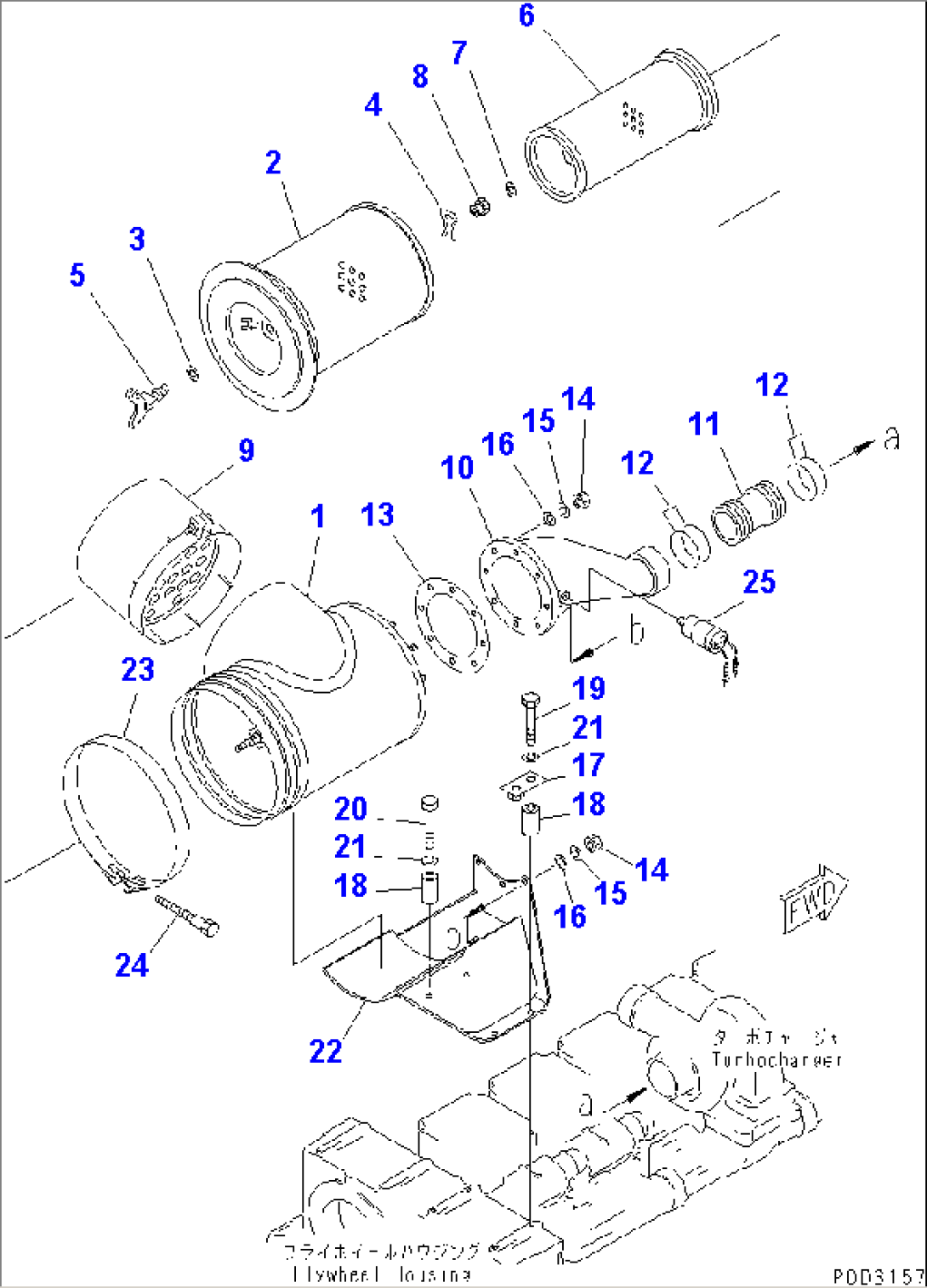 AIR CLEANER AND MOUNTING(#18669-19073)