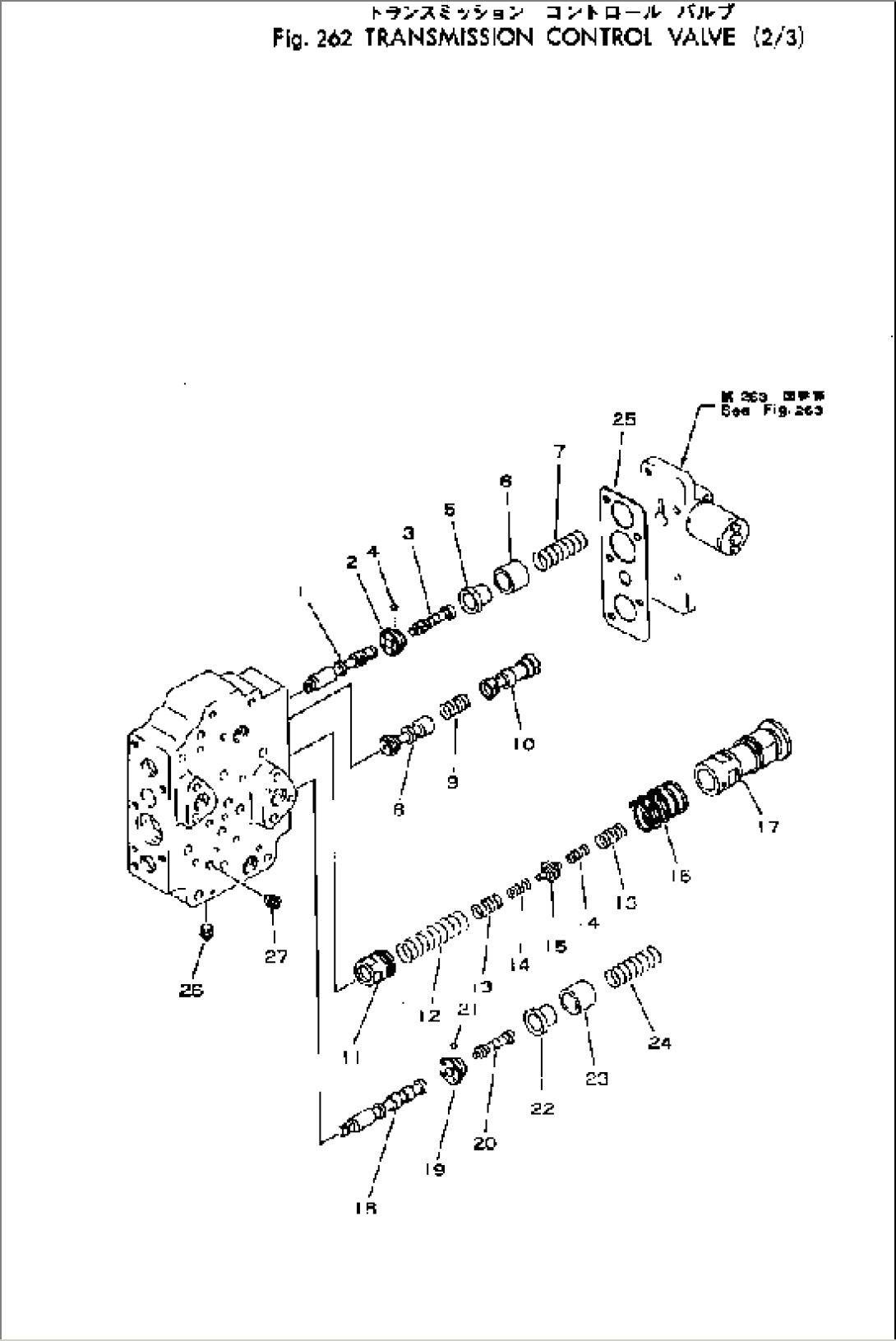 TRANSMISSION CONTROL VALVE (2/3)(#10001-)