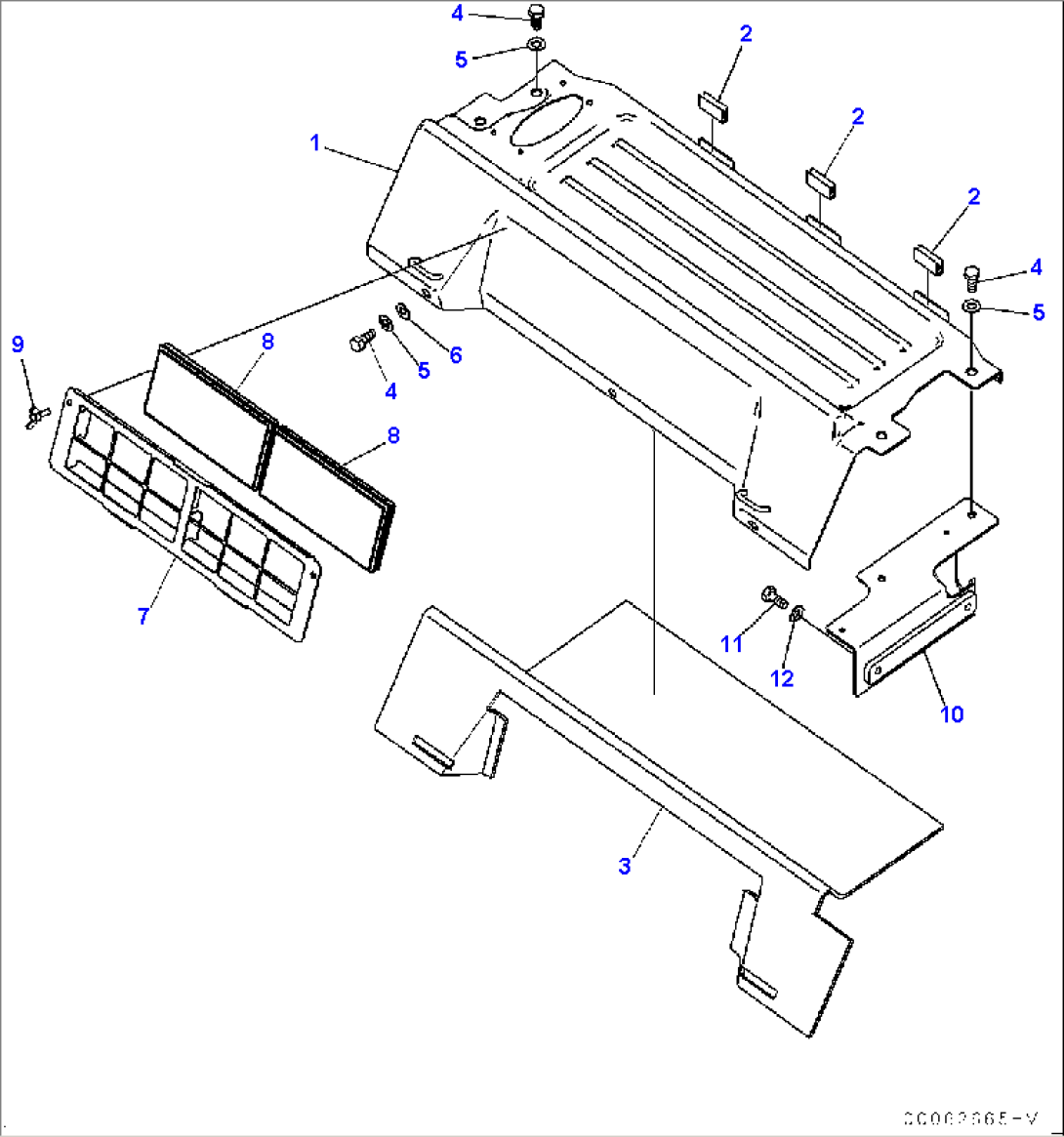 Cab, Cab In Parts, Luggage Plate (#30117-30155)