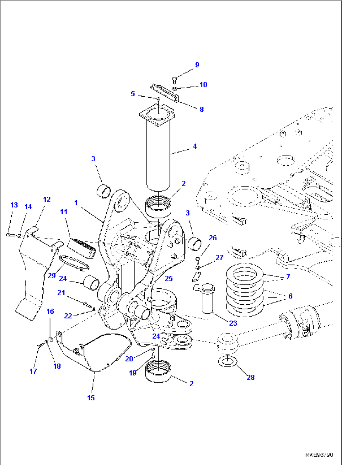 BOOM SWING BRACKET