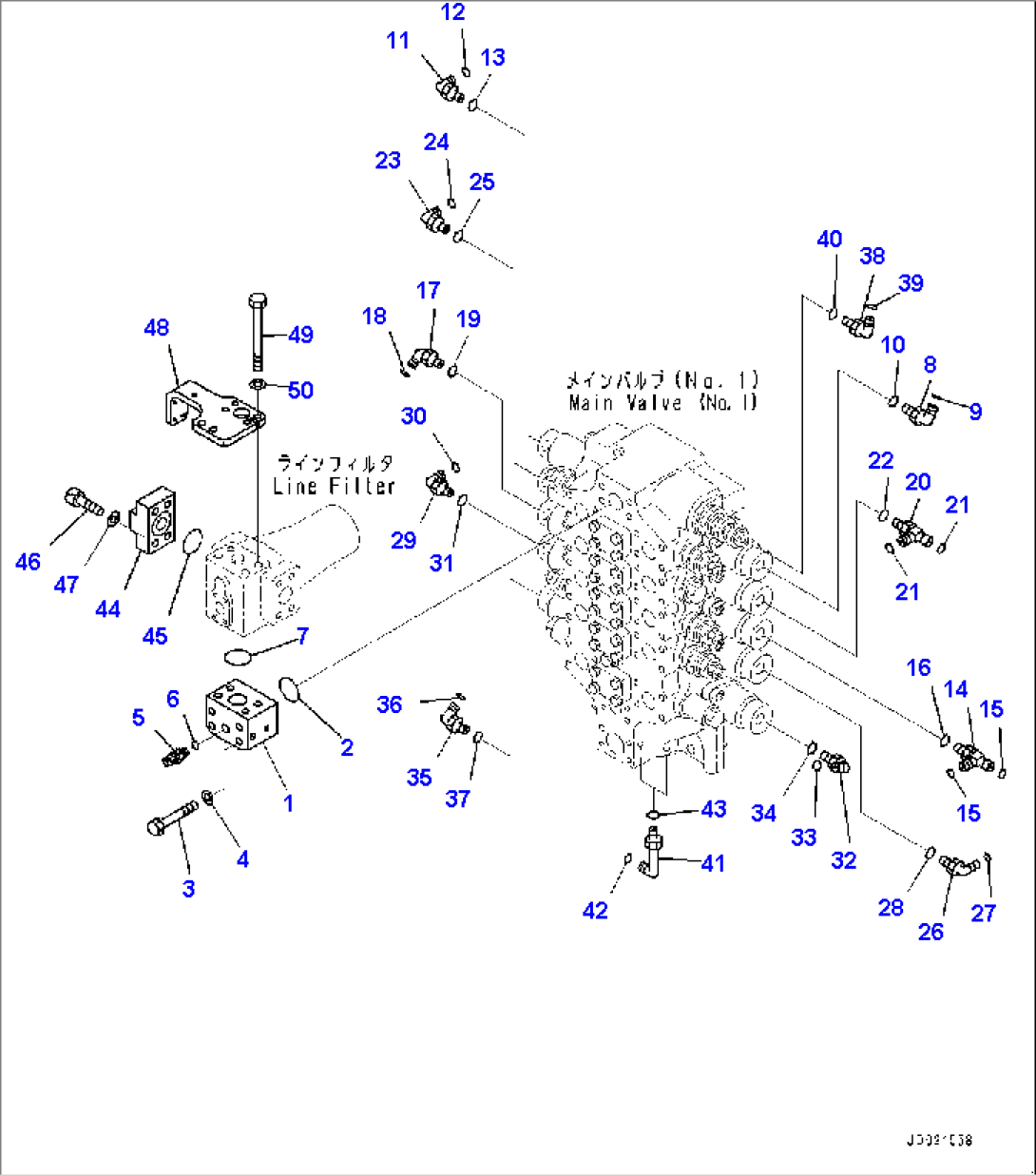 Control Valve, Joint Parts (1/2) (#35201-)