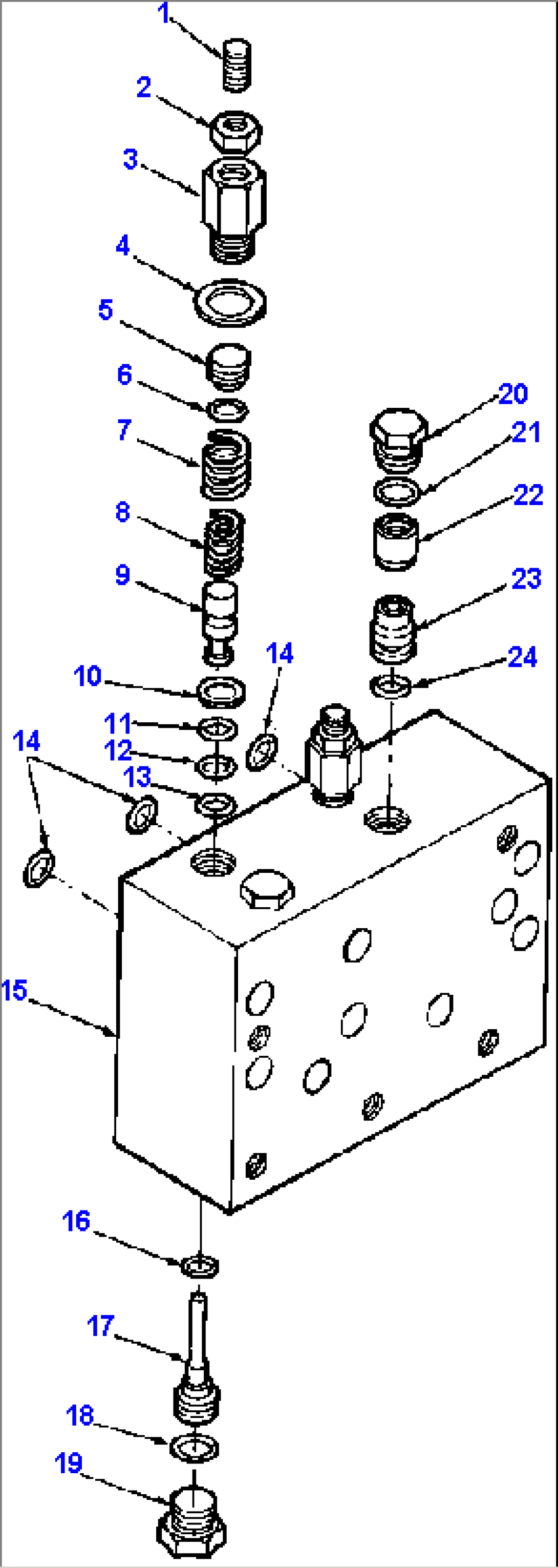 PARALLEL OVERCENTER VALVE