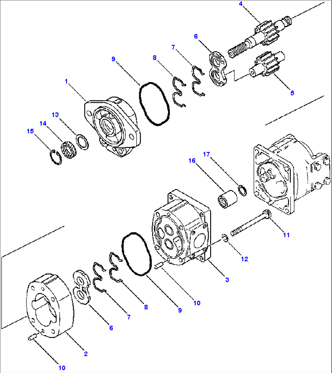 HYDRAULIC PUMP - KOMATSU FRONT