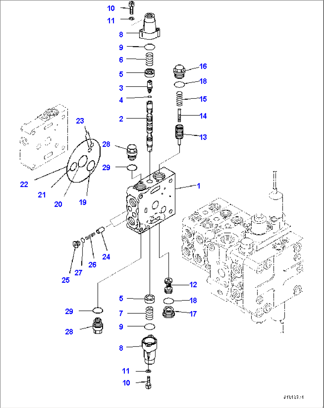 Fender Group, Control Valve, 5-Valve (7/12) (#80001-)