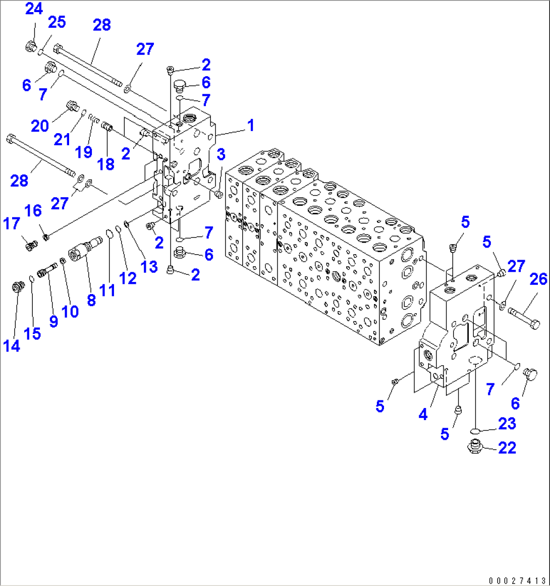 MAIN VALVE (2-ACTUATOR) (7/25) (#K50001-K50499)