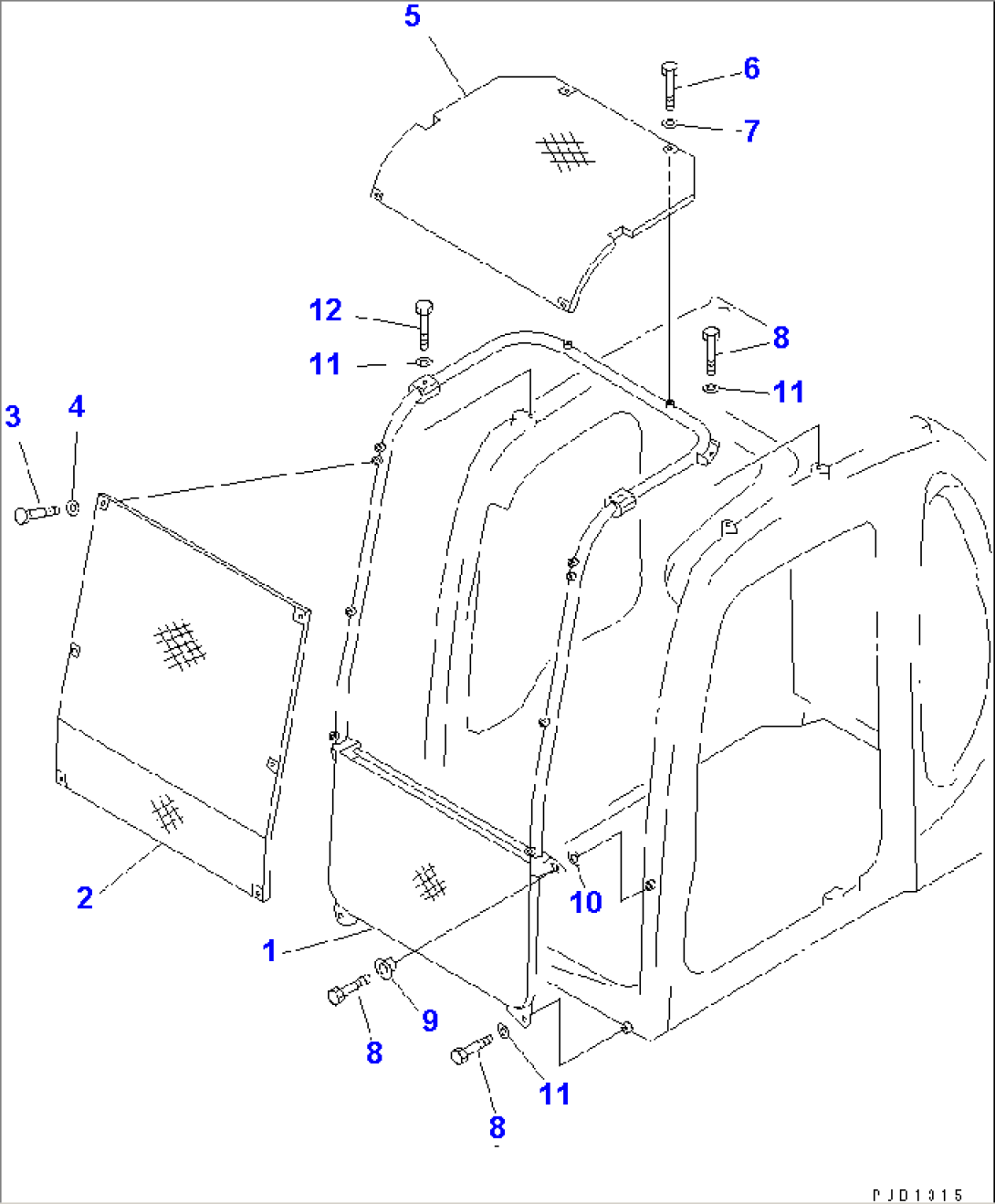 FRONT GUARD (FULL)(#84674-)