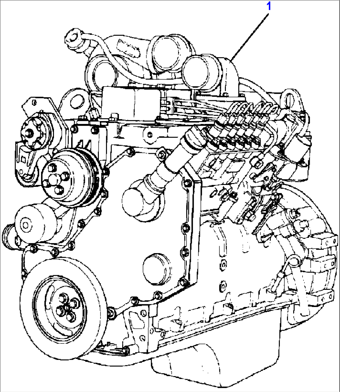 FIG. A9101-A2B1 ENGINE ASSEMBLY