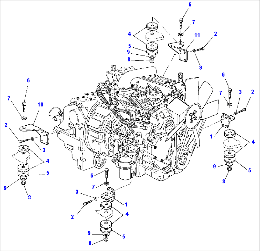 ENGINE MOUNTING PART