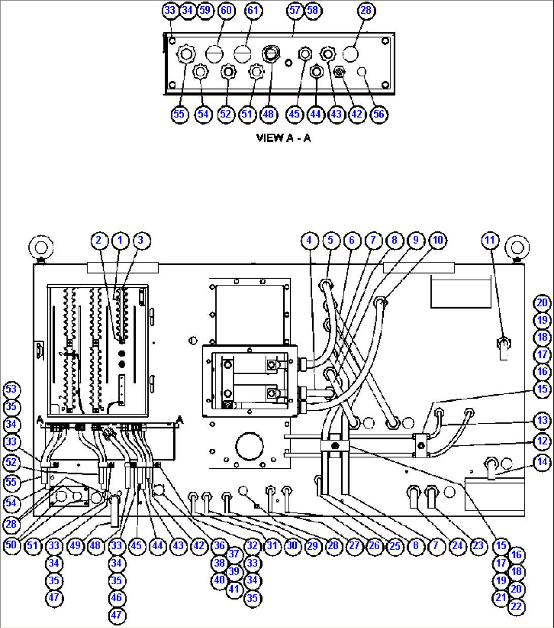 CONTROL CABINET WIRING - REAR