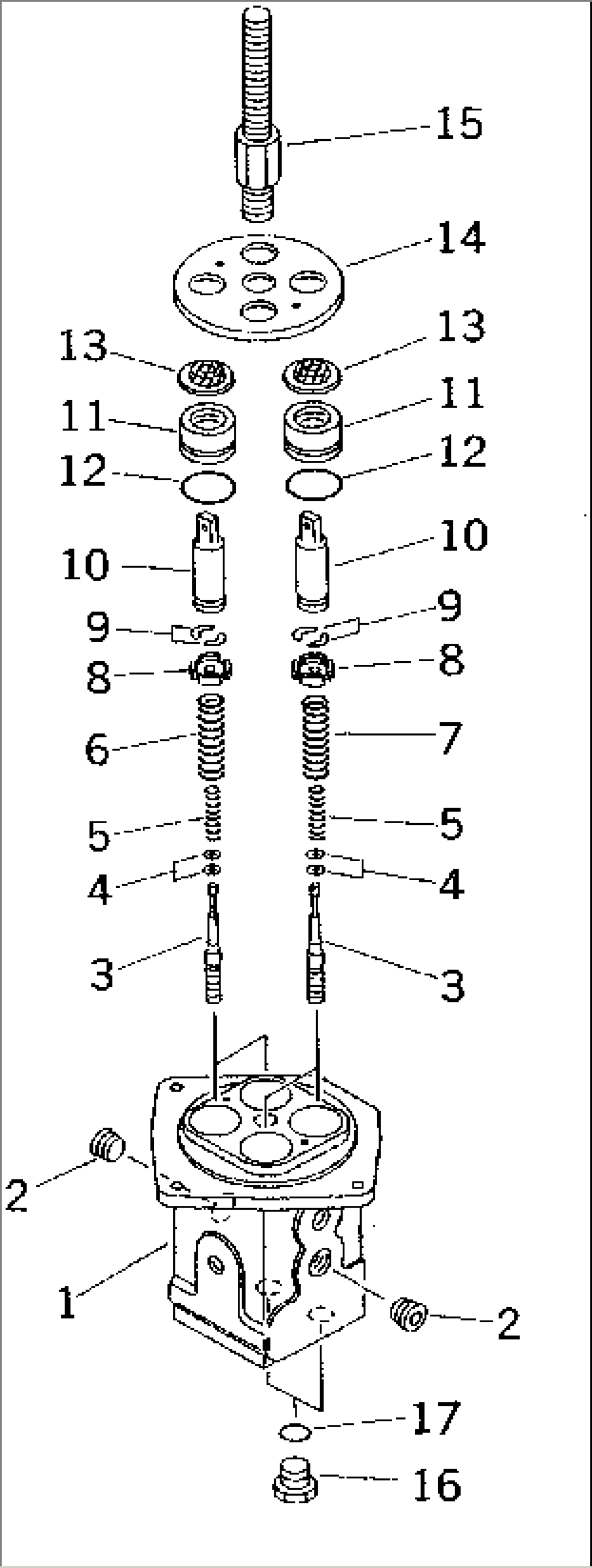 P.P.C. VALVE (WITH FRONT ATTACHMENT)(#50001-)