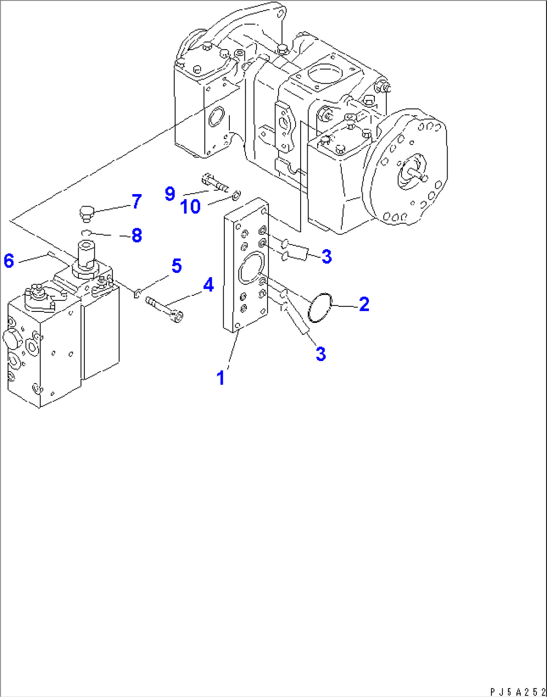 LOADER PUMP (11/14) (FOR ACTIVE WORKING) (FOR KA)(#51001-)