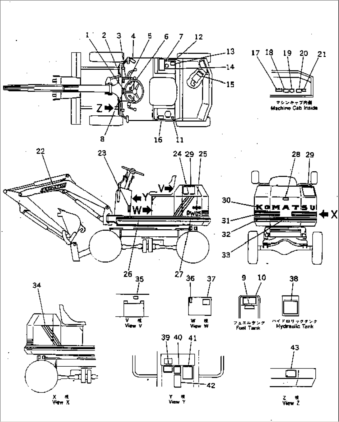 MARKS AND PLATES (KE SPEC.)