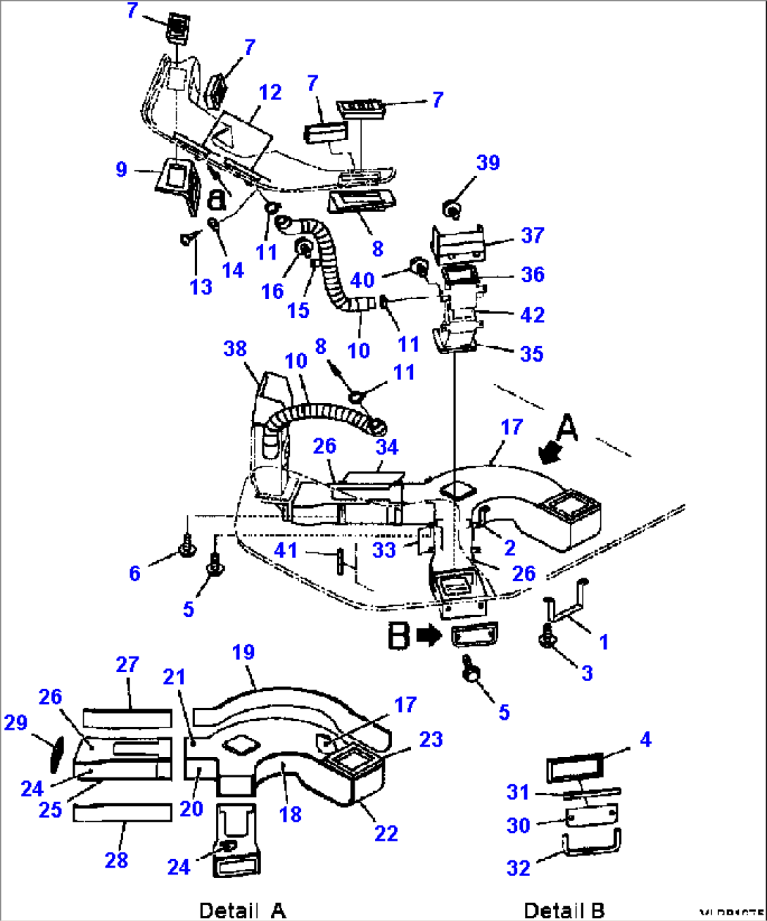 K0712-01A0 AIR CONDITIONER DUCT WORK