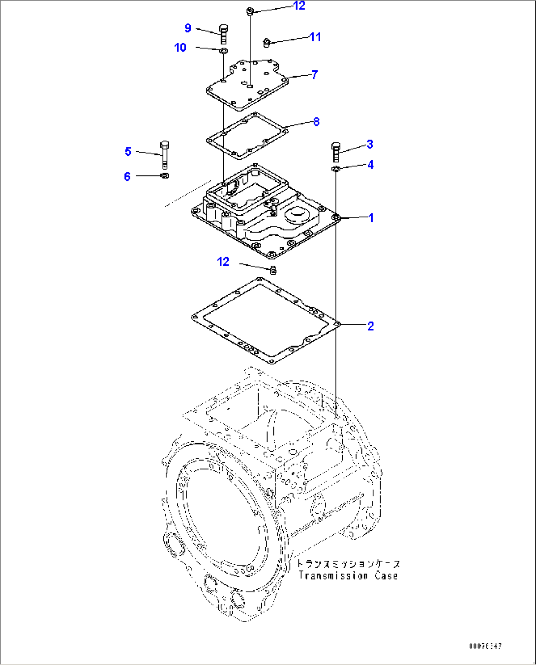 Power Train, Transmission Valve Cover (#1006-)