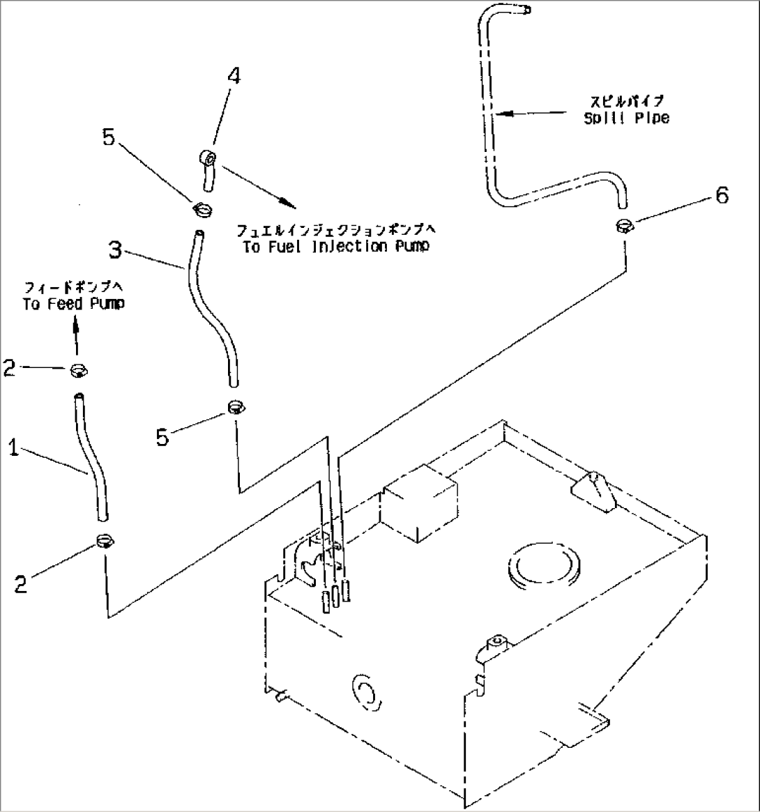 FUEL PIPING(#60001-)