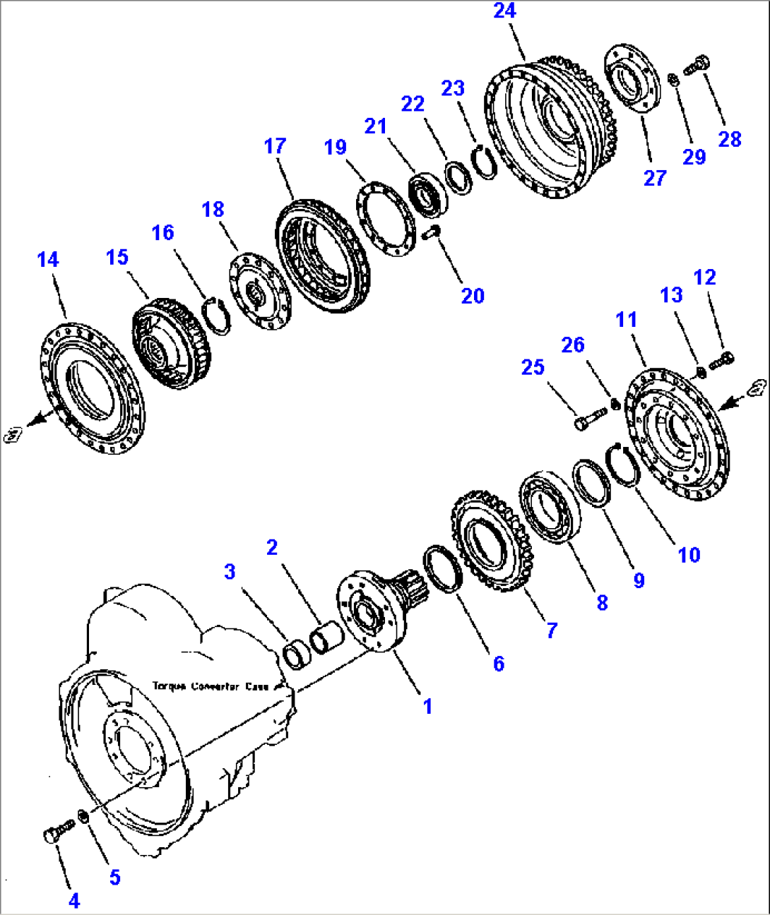 FIG NO. 2311 TORQUE CONVERTER BASIC GROUP