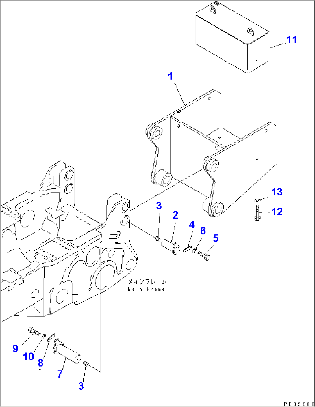 COUNTER WEIGHT (SUPER DOZER)(#10012-)