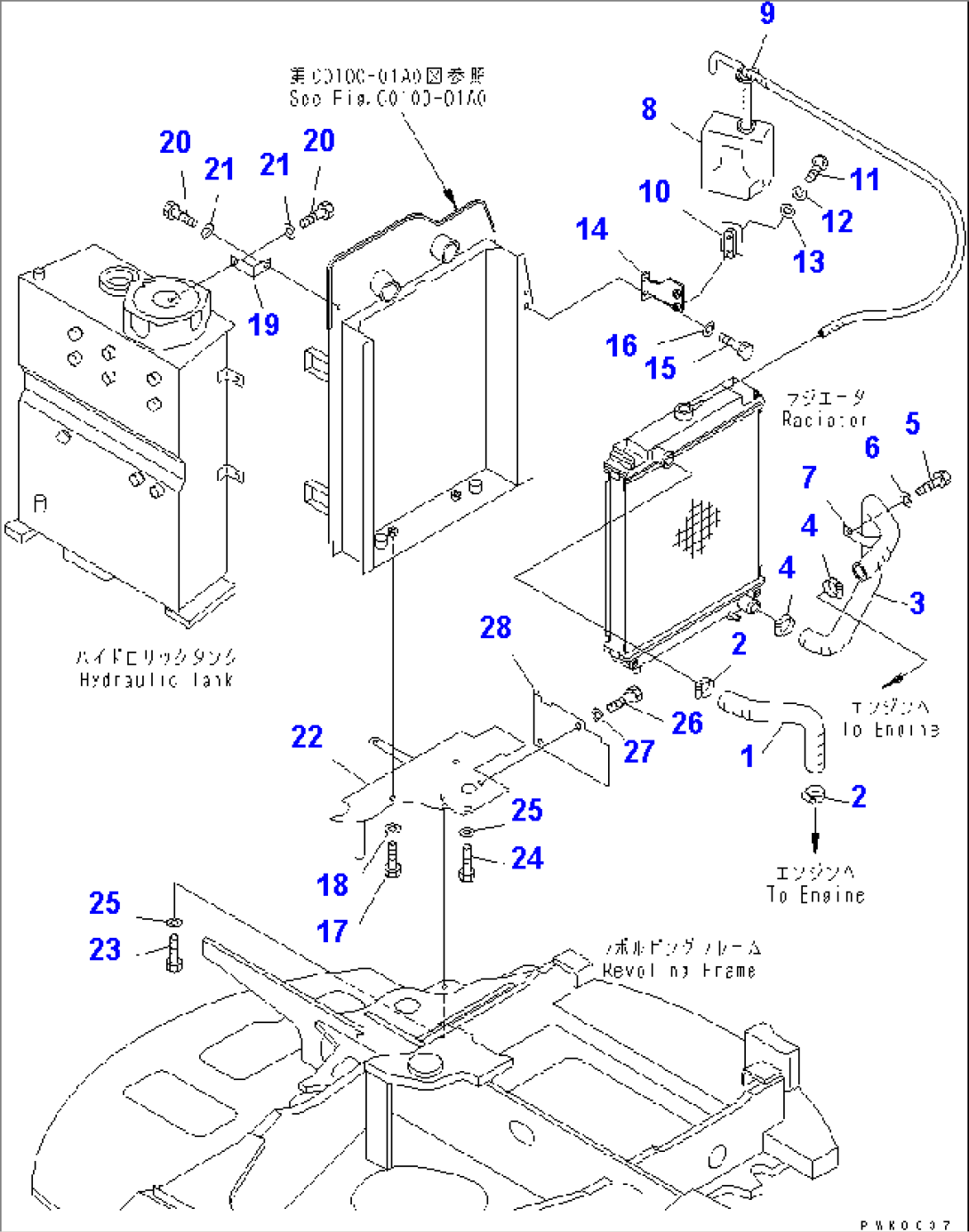 COOLING (PIPING AND MOUNTING) (EXCEPT JAPAN)