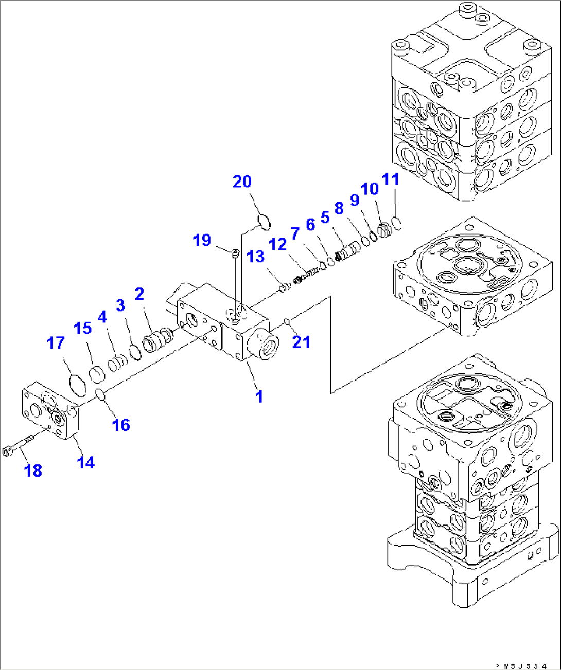 MAIN VALVE (7-VALVE) (19/28)