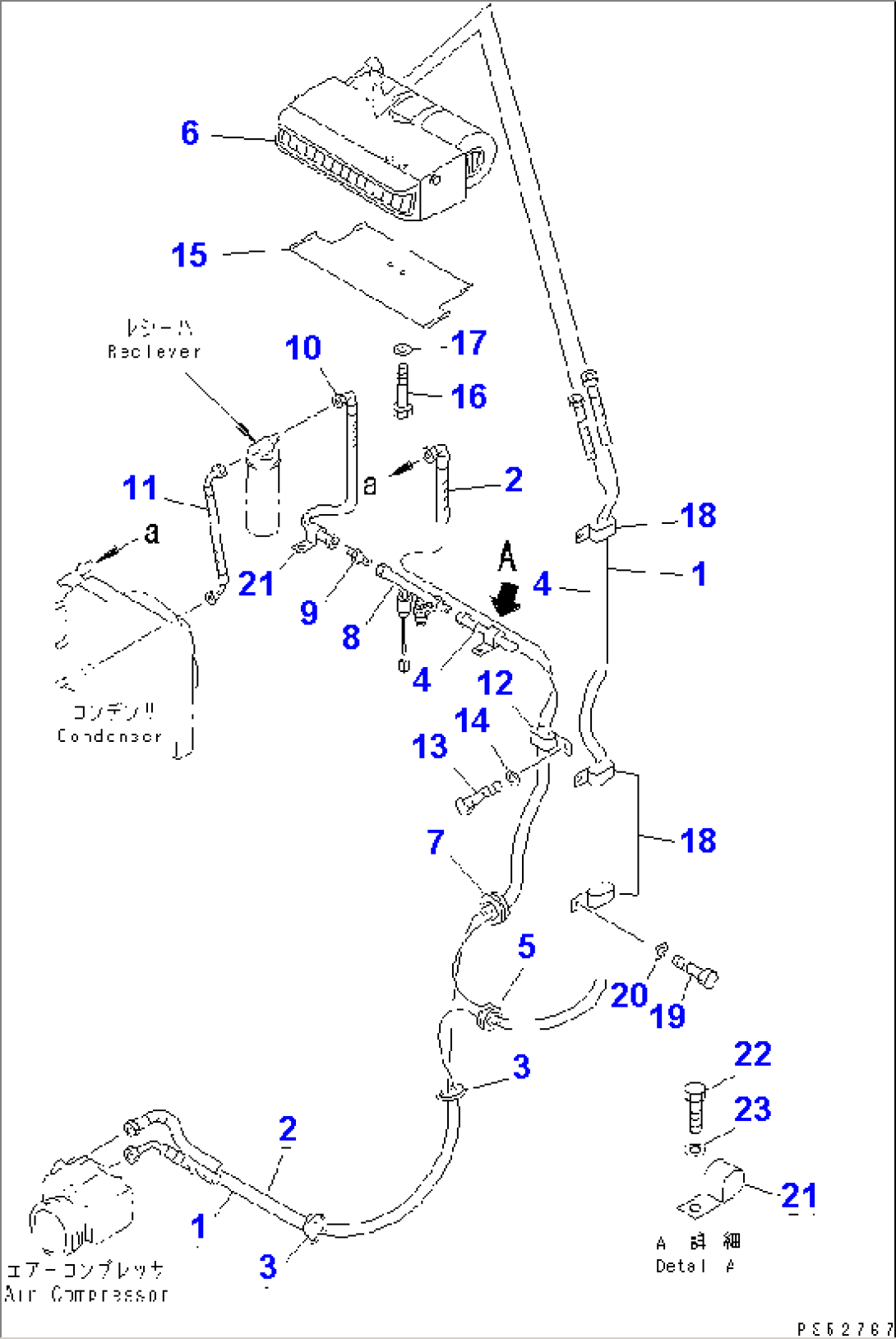 AIR CONDITIONER (3/4) (AIR CONDITIONER UNIT AND PIPING)