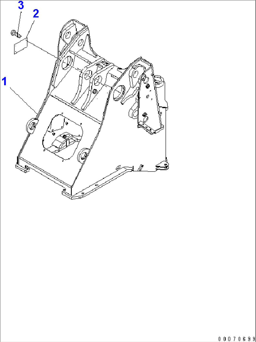 FRONT FRAME(#75001-)