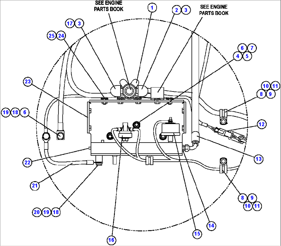 ENGINE WIRING - OIL PRESSURE MANIFOLD