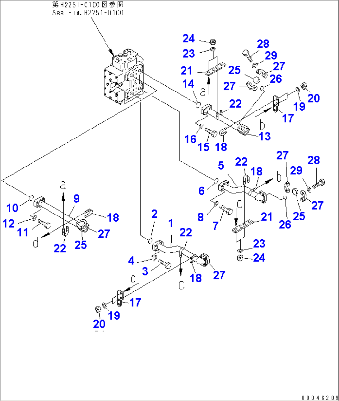 RIPPER VALVE AND PIPING (WITH RIPPER) (2/2)