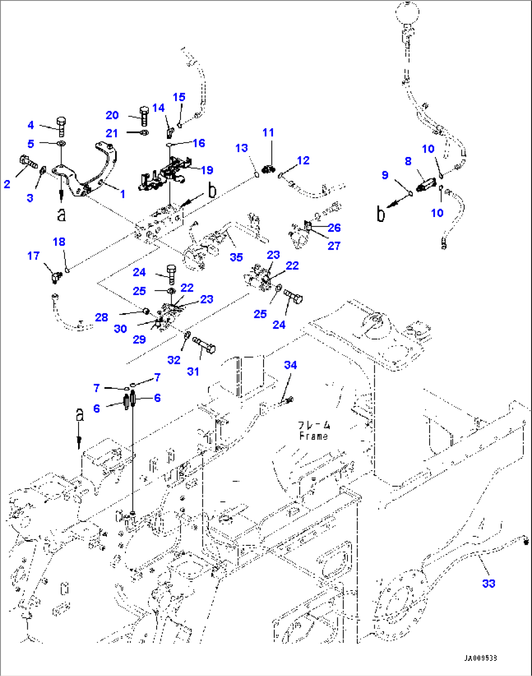 Proportional Pressure Control (PPC) Piping, Solenoid Valve Related Parts (2/2) (#30001-)