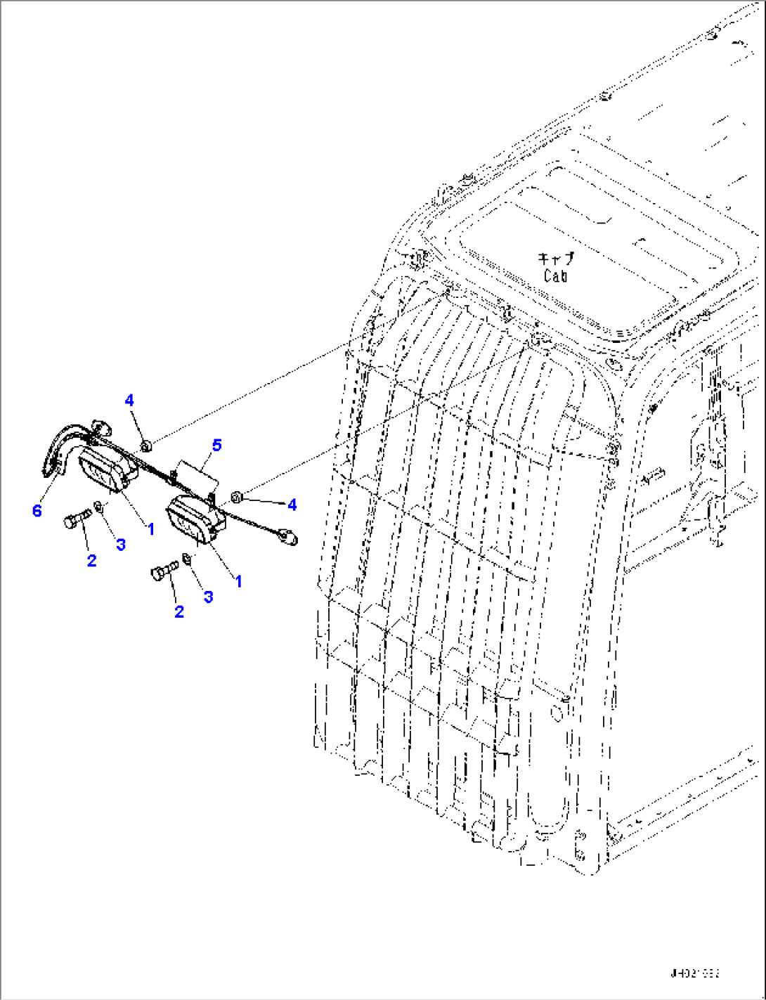 Additional Working Lamp (#500470-)