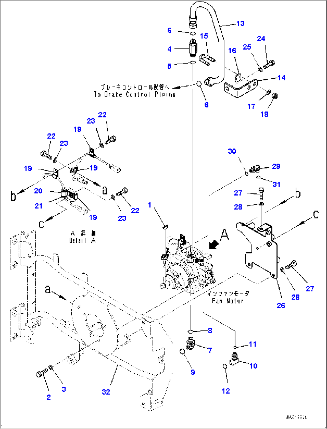 Radiator, Fan Related Parts (#80001-)