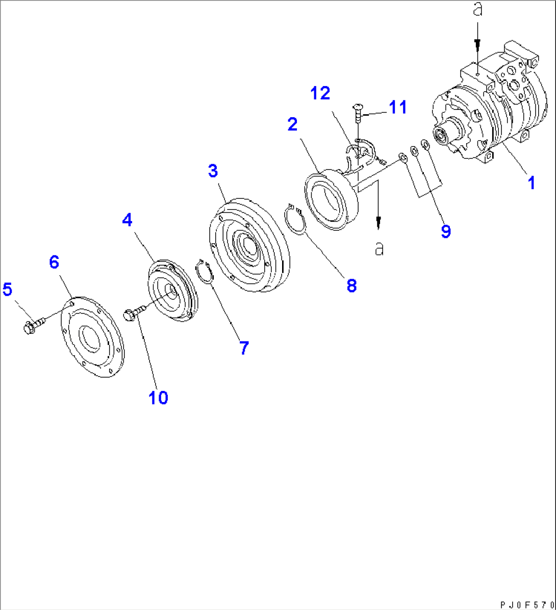 AIR COMPRESSOR(#76001-)