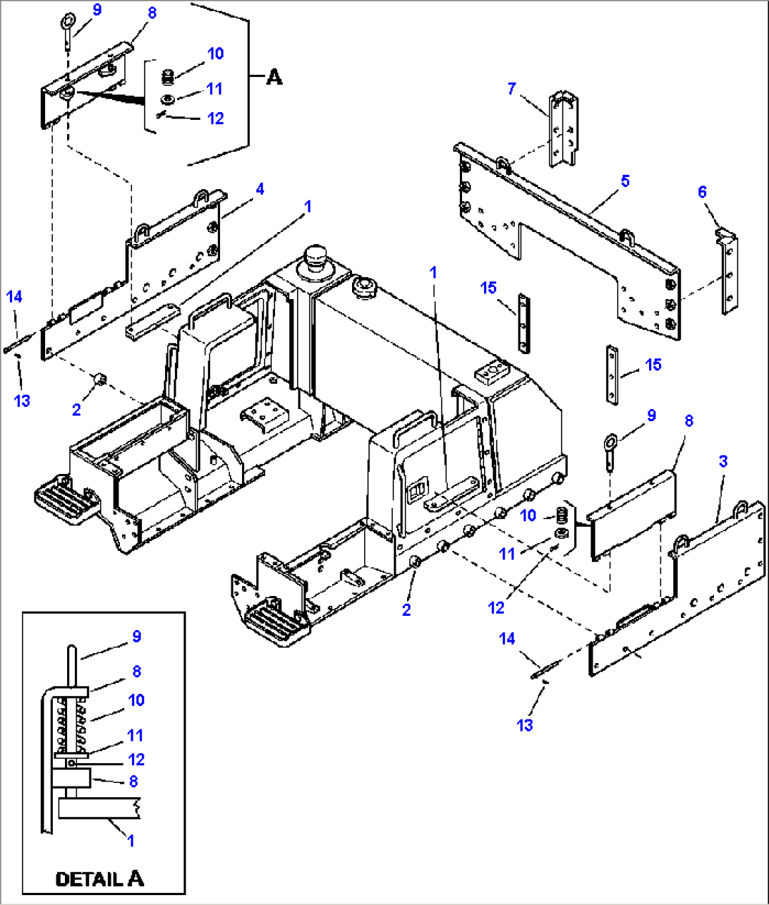 FIG. M2250-01A0 TANK GUARDING - LANDFILL PACKAGE