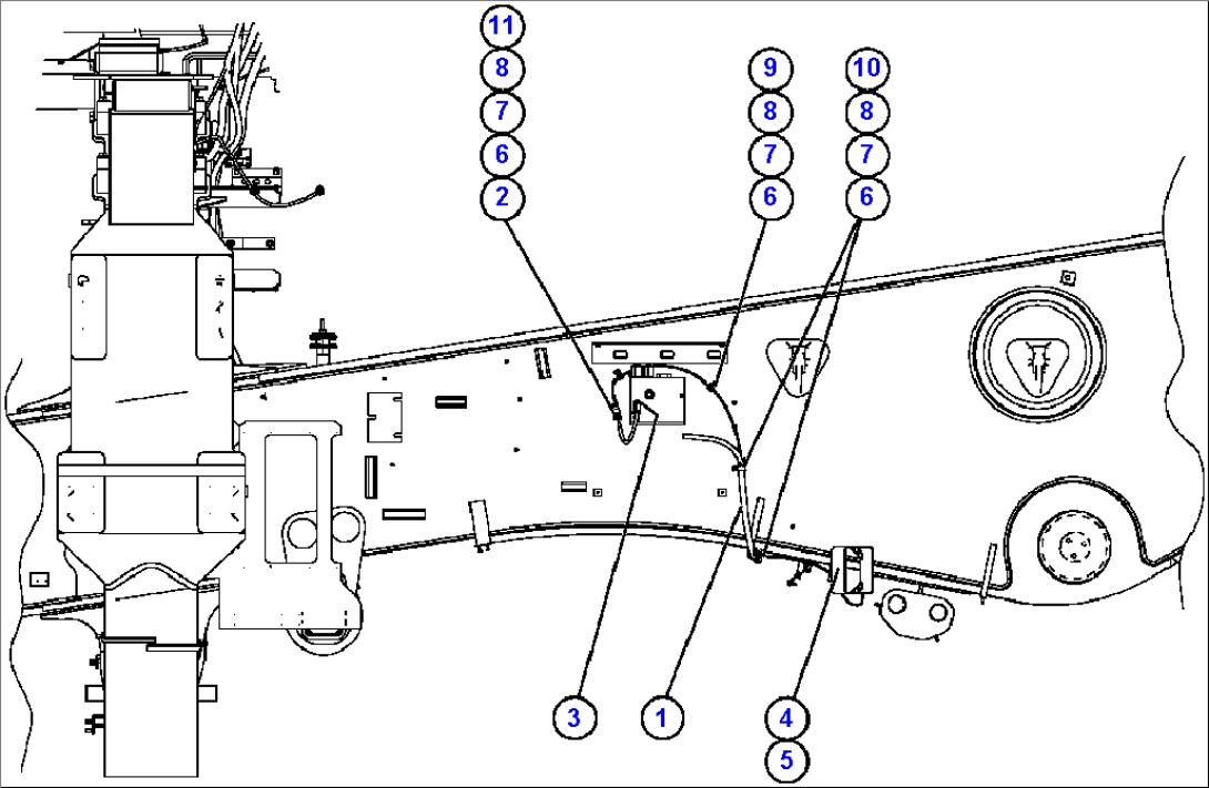 WIRING - LEFT FRAME