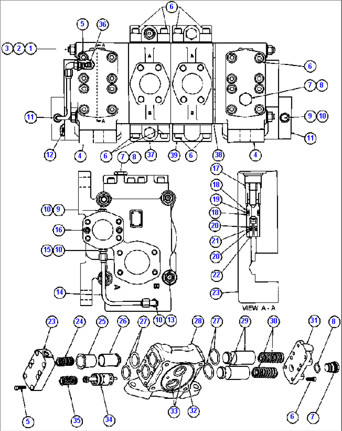 HOIST CONTROL VALVE ASSEMBLY (PB9839)