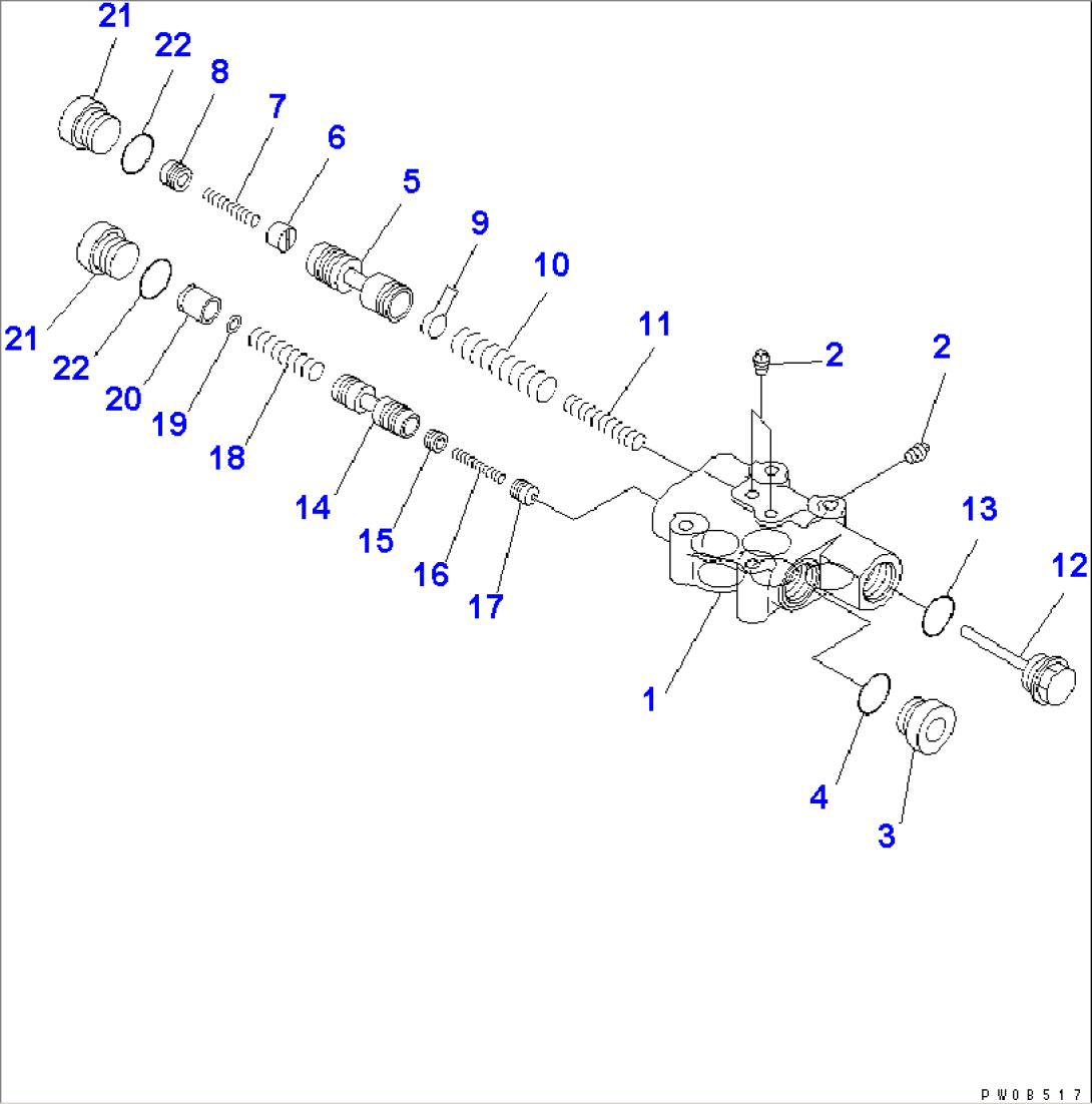 CONTROL VALVE (MAIN RELIEF VALVE)
