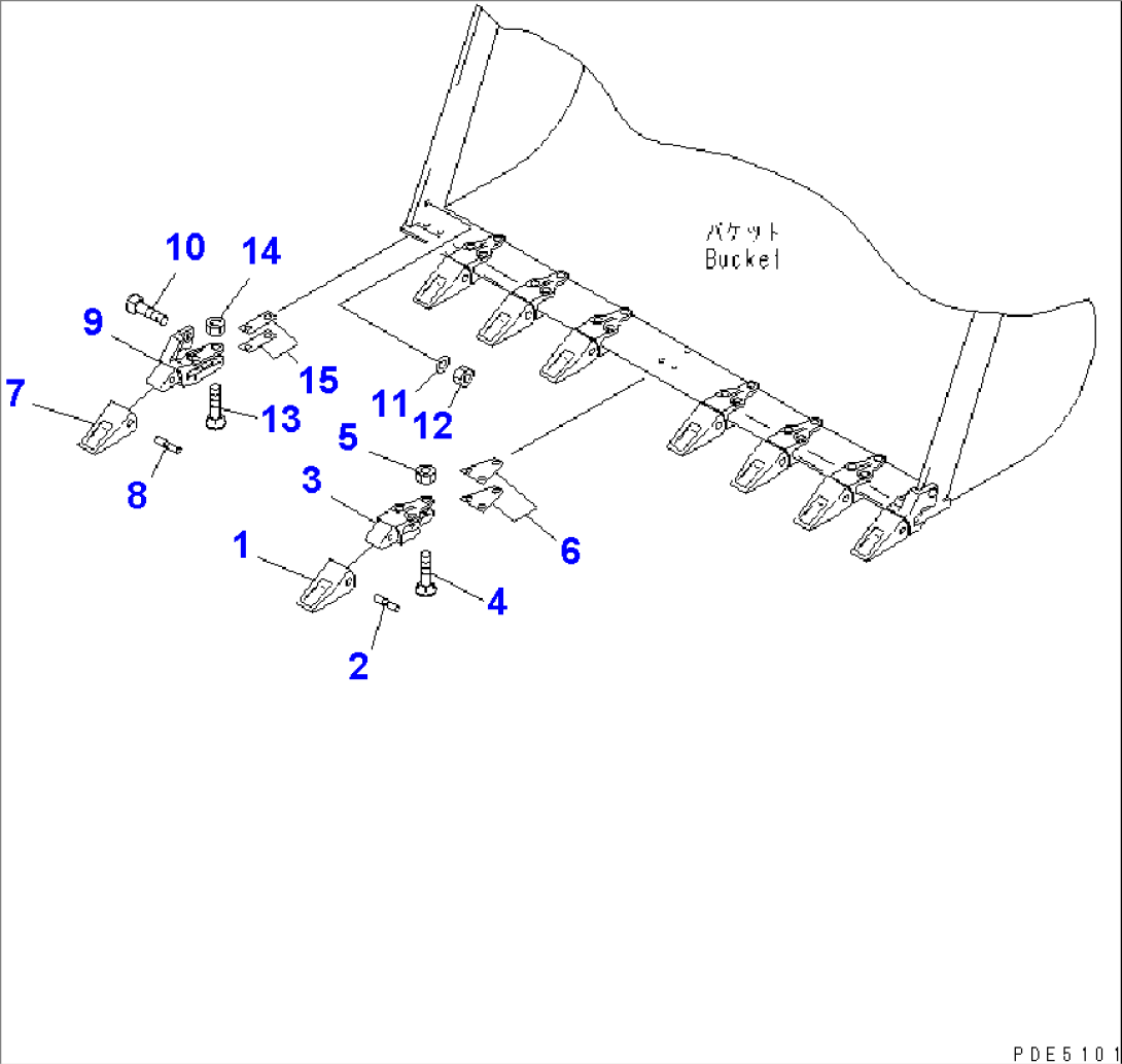 TIP TOOTH(#85001-)