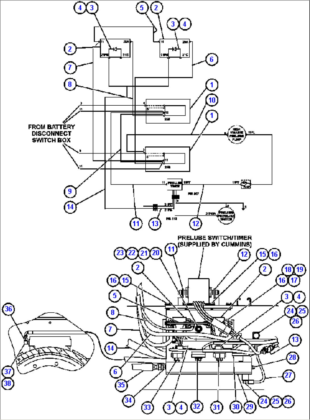 ELECTRIC STARTER INSTL & WIRING