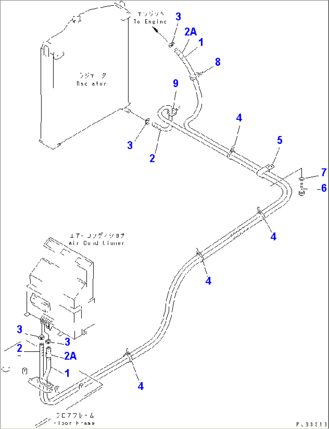 AIR CONDITIONER PIPING (HEATING)(#15042-)