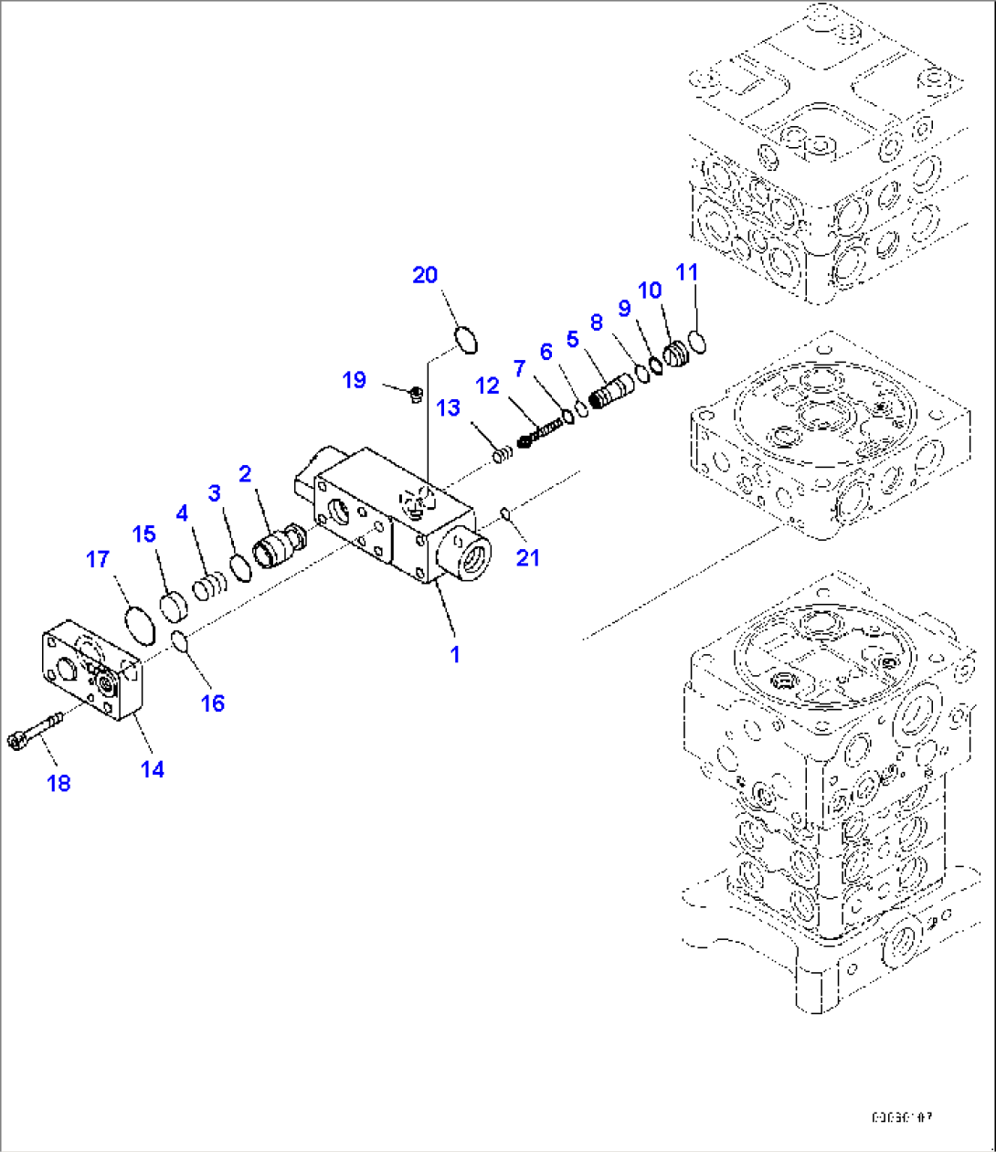 Control Valve, Inner Parts (18/24) (#24510-)