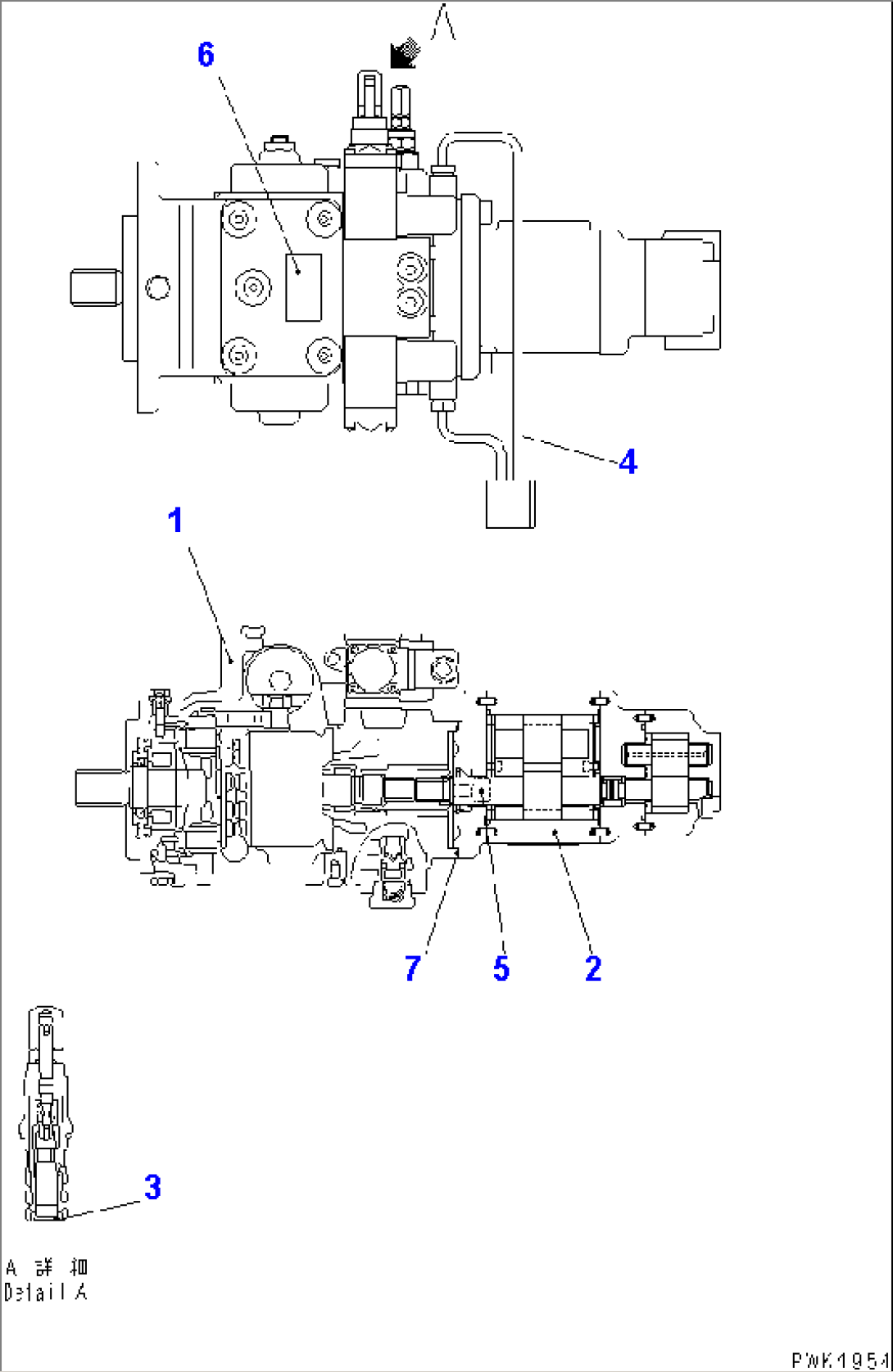 MAIN PUMP (INNER PARTS)