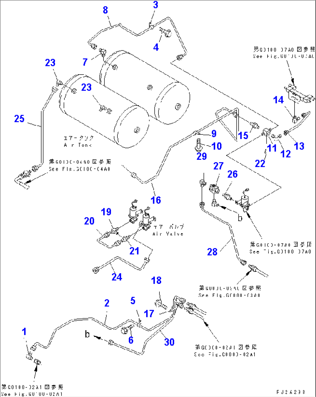 AIR TANK EQUIPMENT (DRY TANK RELATED PIPING)(#53201-)