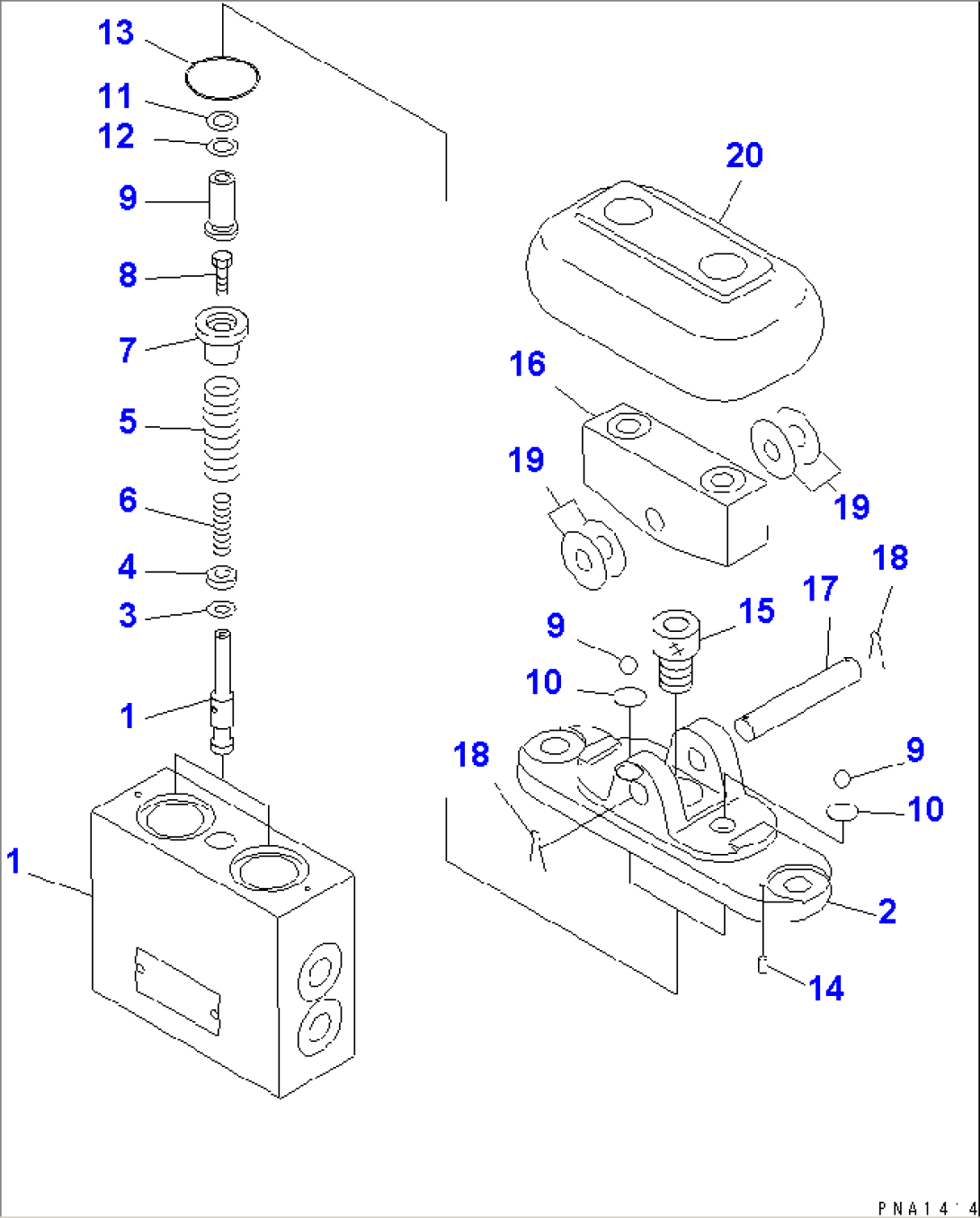 PPC VALVE (FOR OFFSET CONTROL AND ATTACMENT)(#8001-12799)