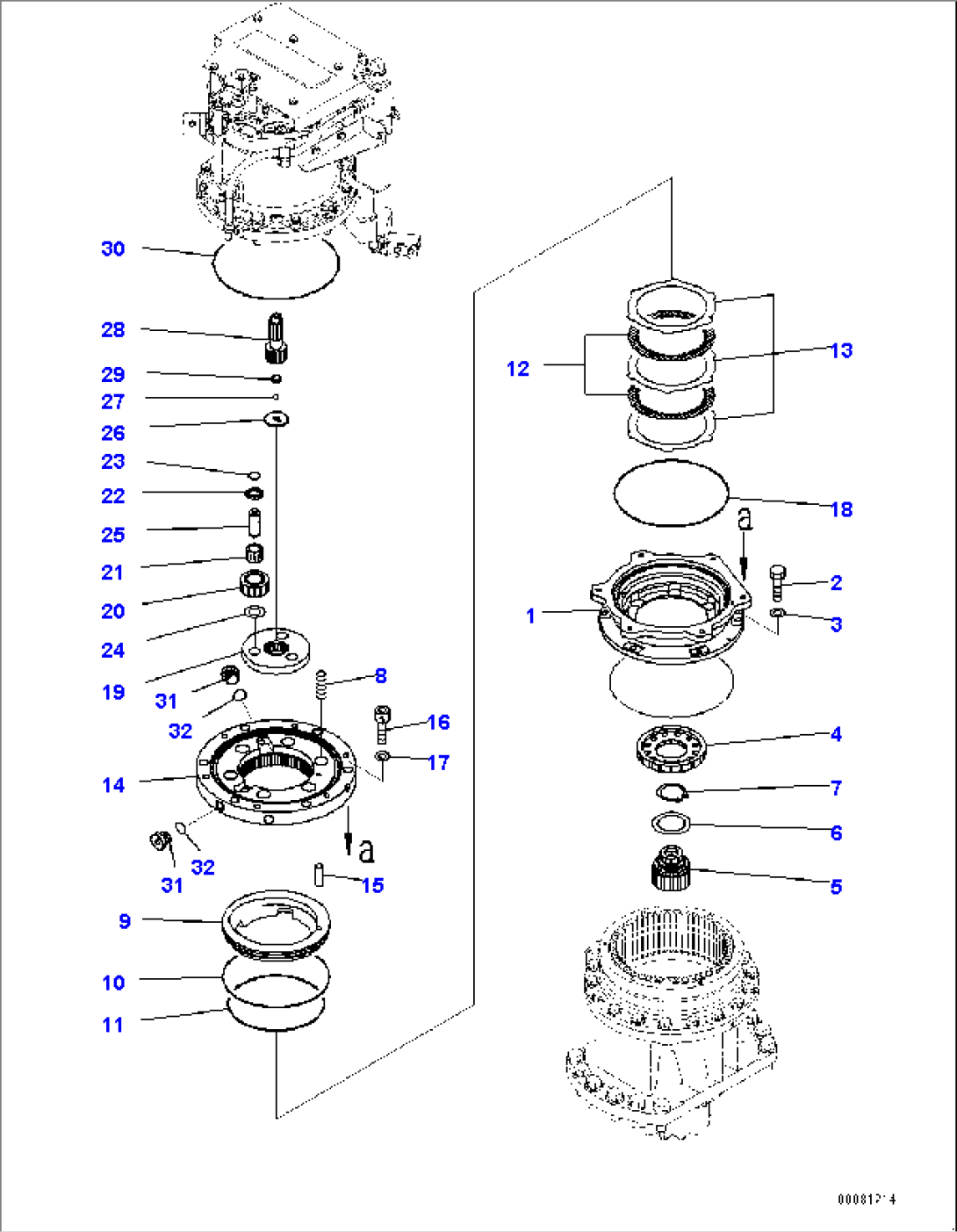 Swing Machinery and Motor, Swing Machinery (1/2) (#1118-)