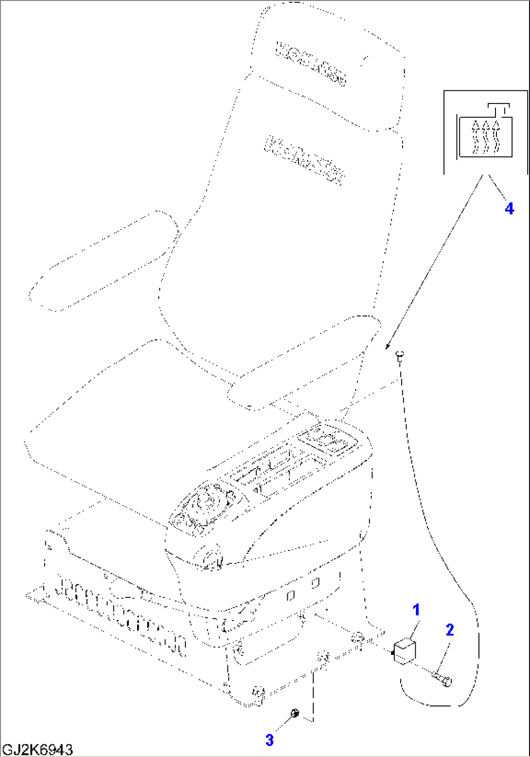 DIESEL HEATER - CONTROL PARTS - STANDARD