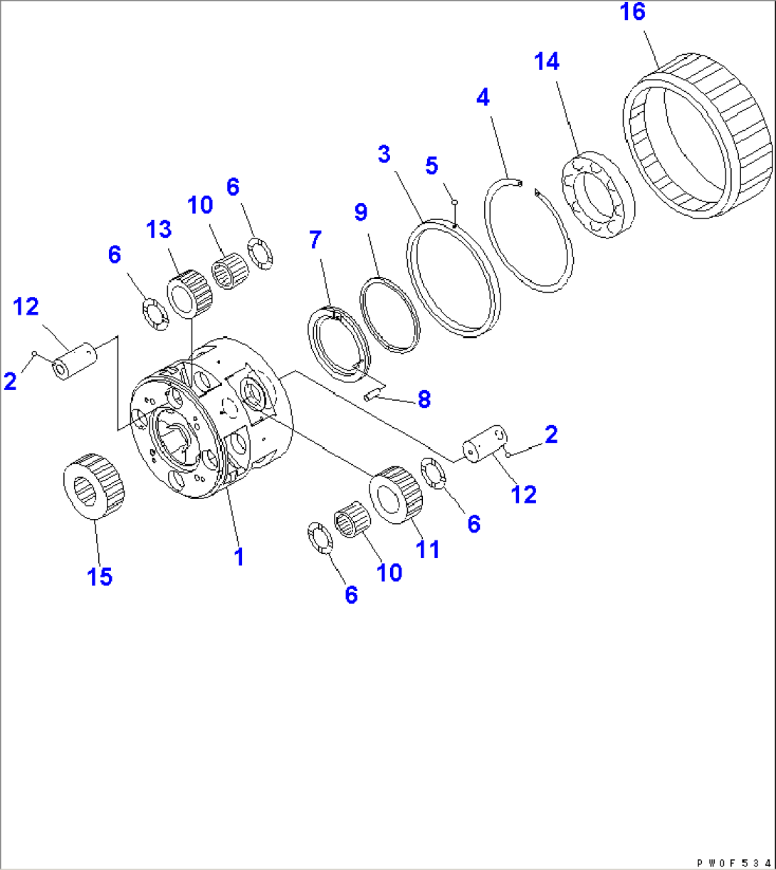 TRANSMISSION (4/8) (CARRIER)(#8001-)