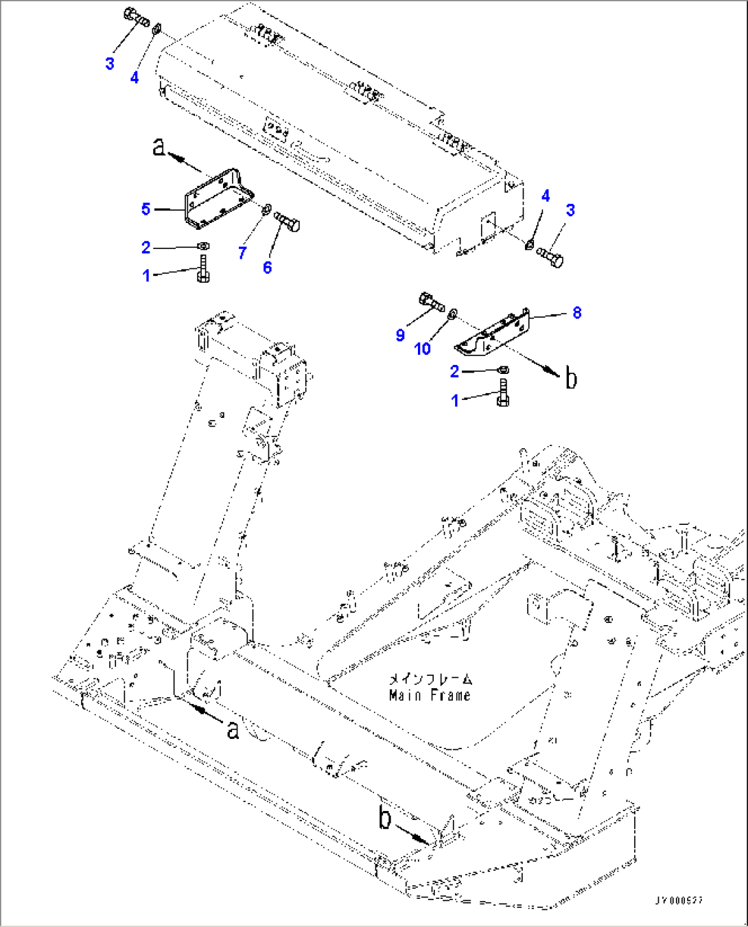 Battery Box, Mounting (#50001-)