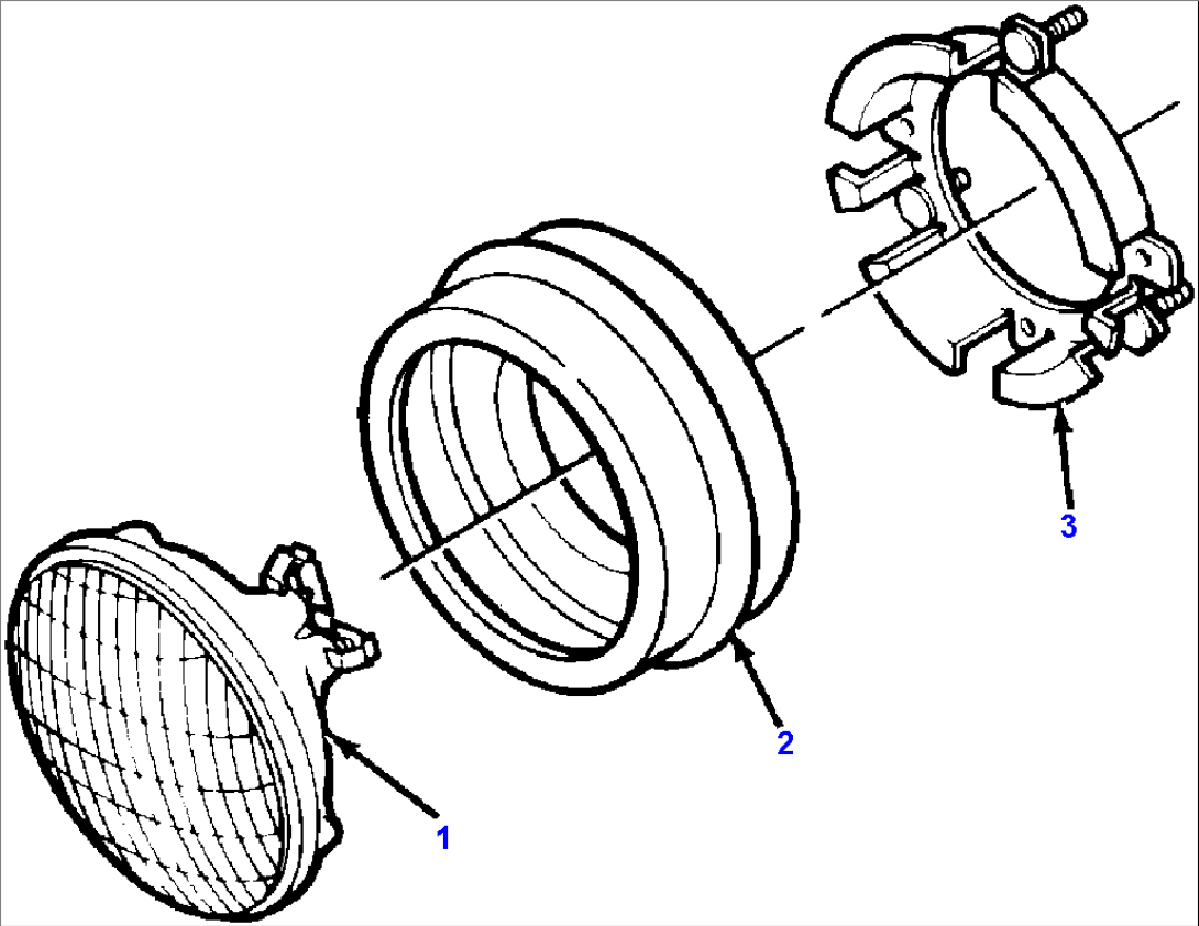 REAR WORK LIGHT -GUIDE LAMP