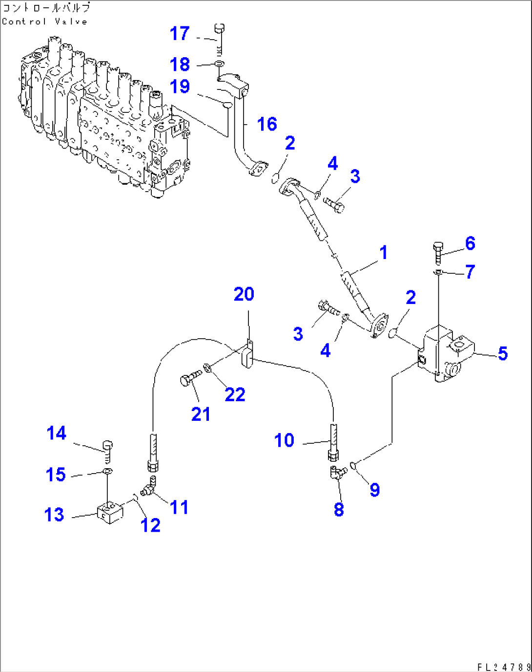 MAIN PIPING (RETURN LINES)(#1005-1500)